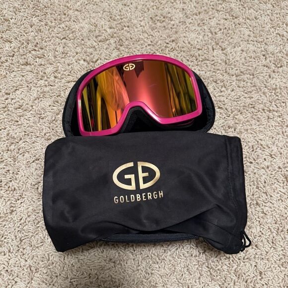 Goldbergh Eyecatcher Ski Goggles Pony Pink Gently Used - Picture 1 of 3